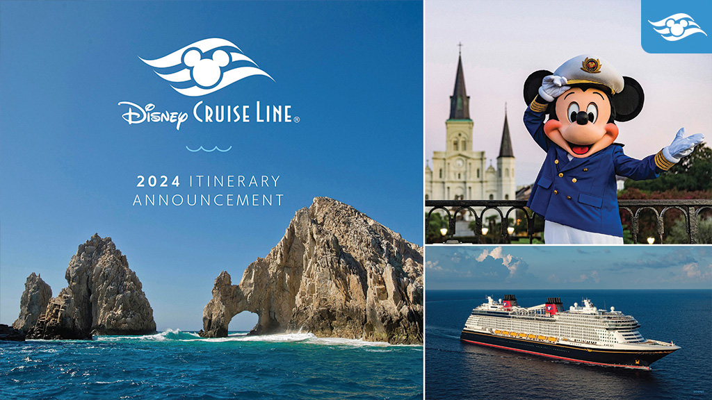 disney cruise itinerary summer 2024