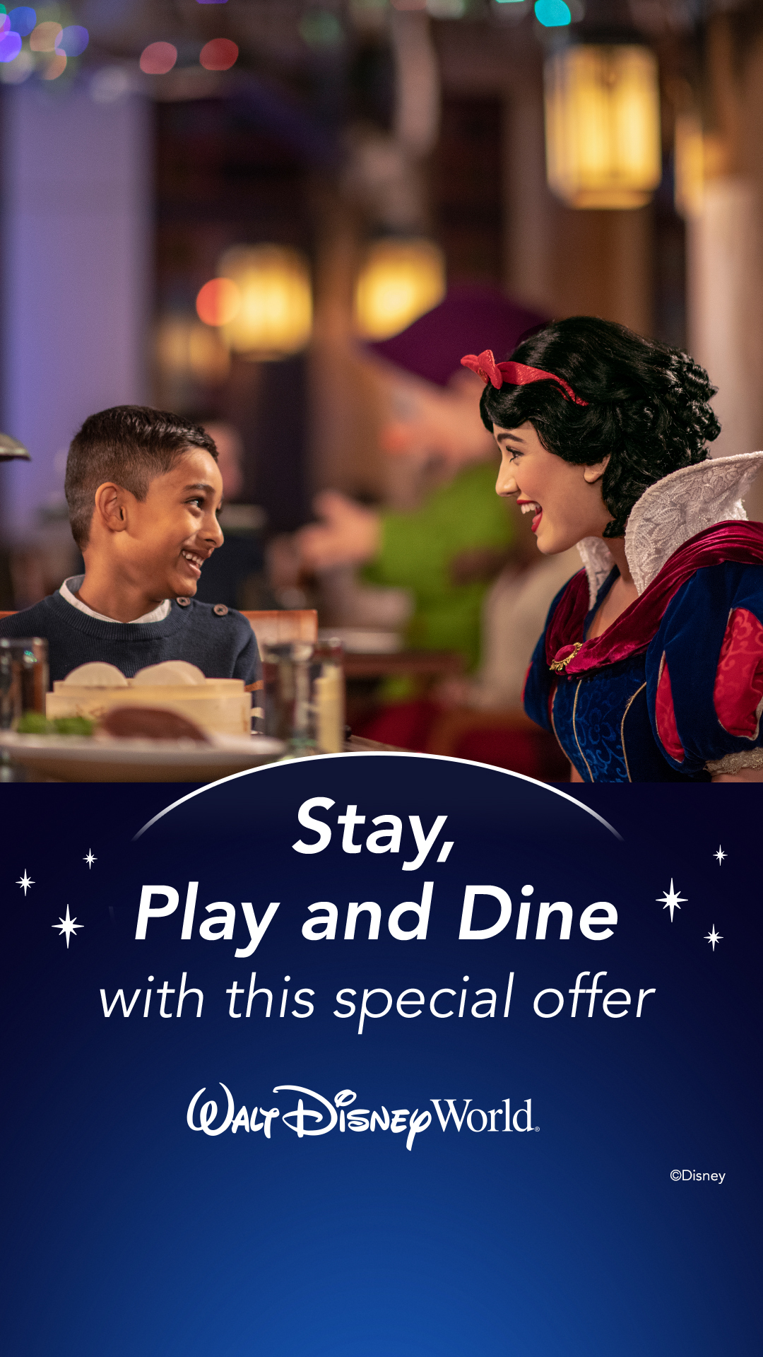 Disney Dining Promo Card Academy Travel