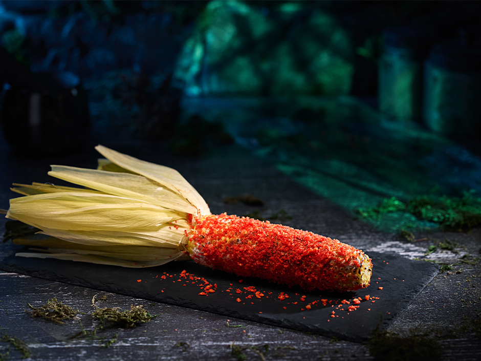 Elotes available at Halloween Horror Nights