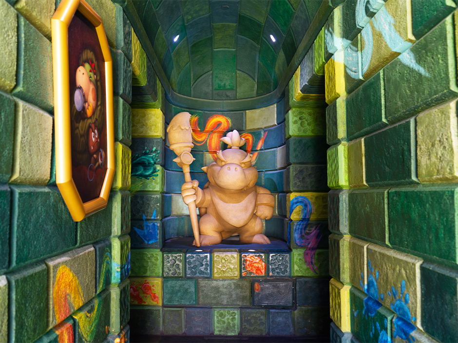 Bowser Jr. Shadow Showdown queue at Universal Studios Hollywood