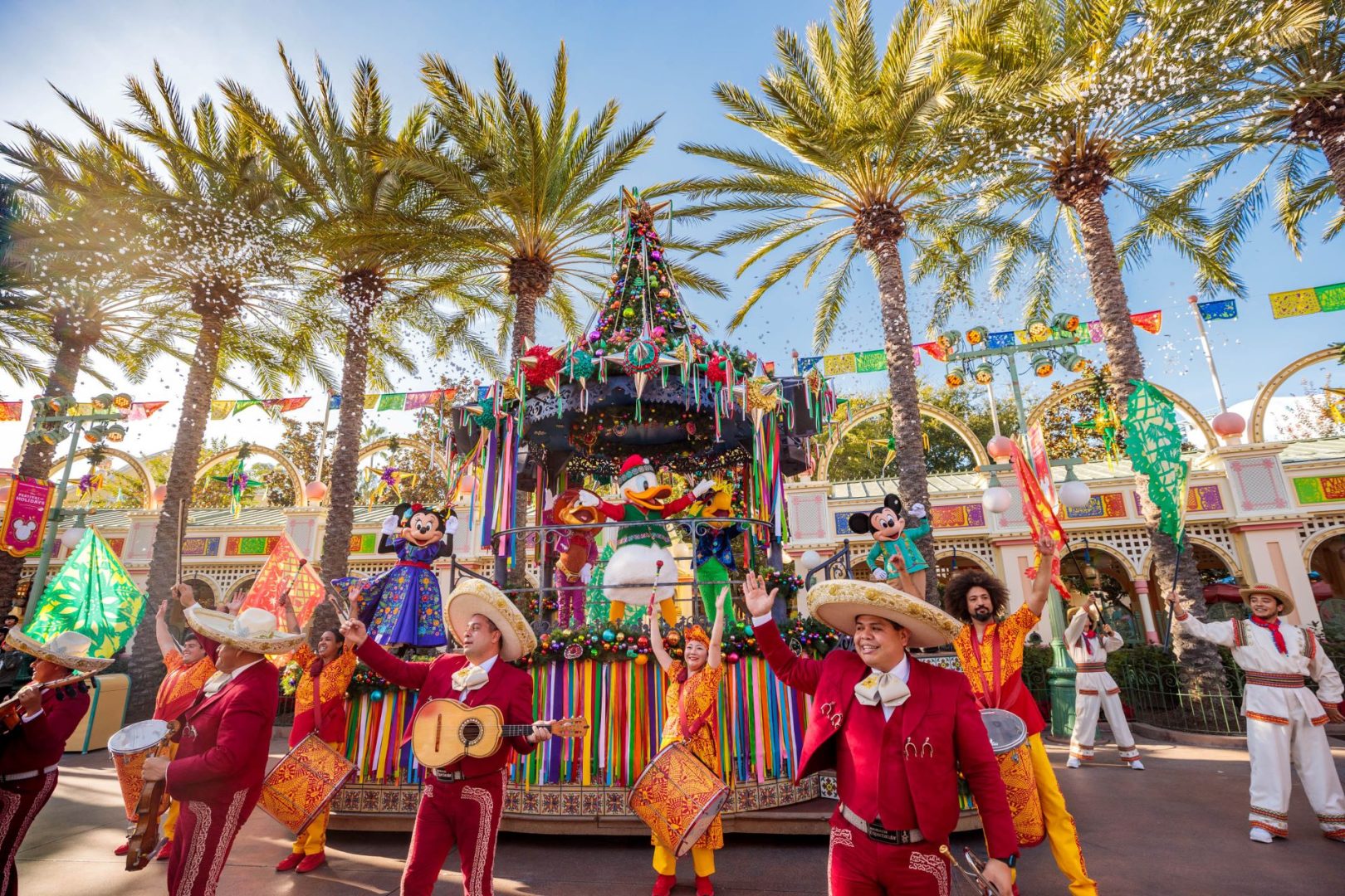 Disney Viva Navidad Street Party at California Adventure