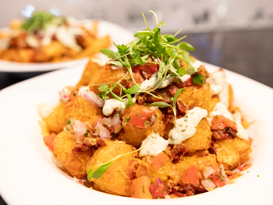 Free Throw Fries with Tots available at NBC Sports Grill & Brew at Universal CityWalk