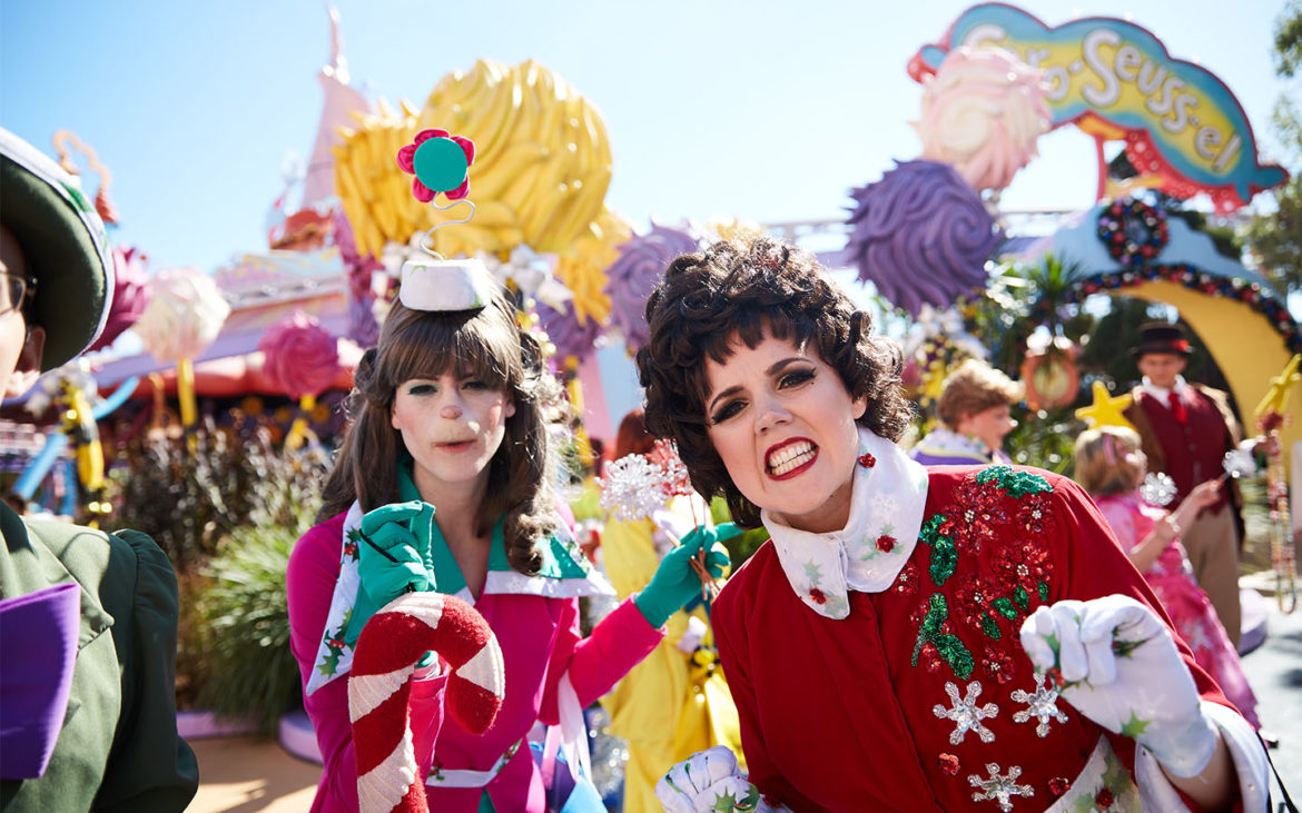 The Whos during Grinchmas at Universal's Islands of Adventure