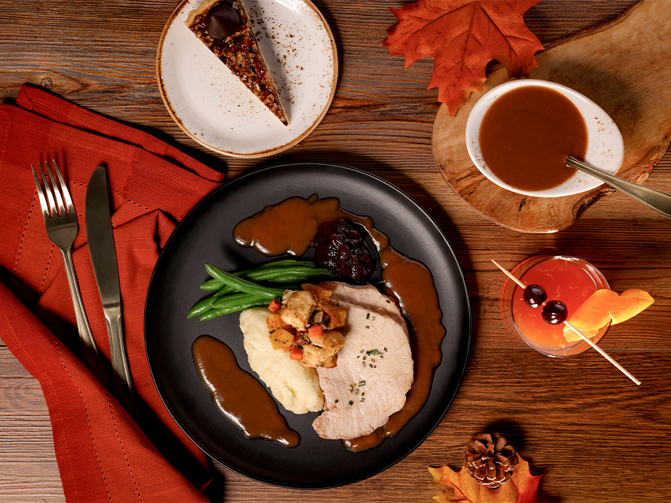 A holiday meal available at a Universal Orlando hotel