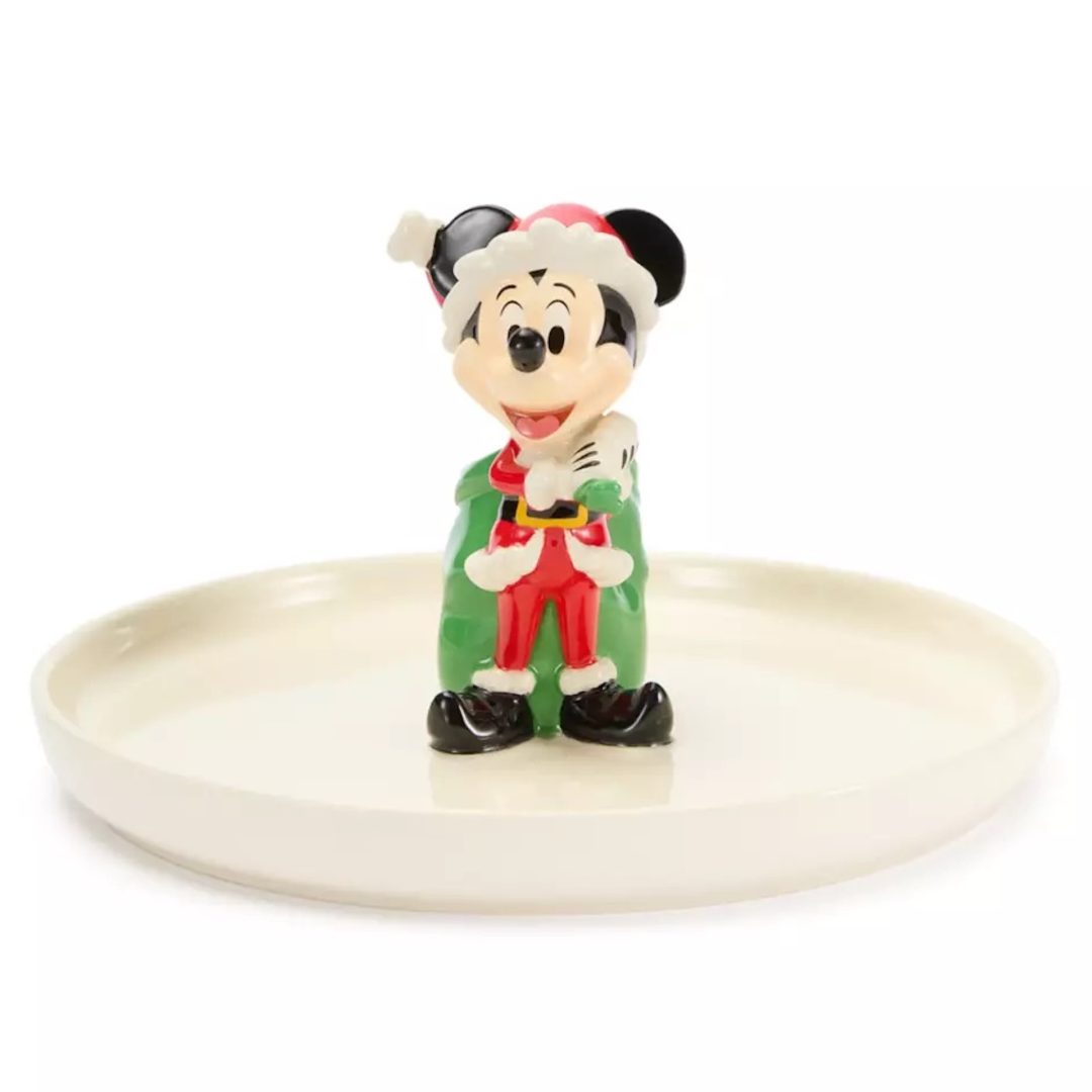 Santa Mickey Mouse Serving Platter