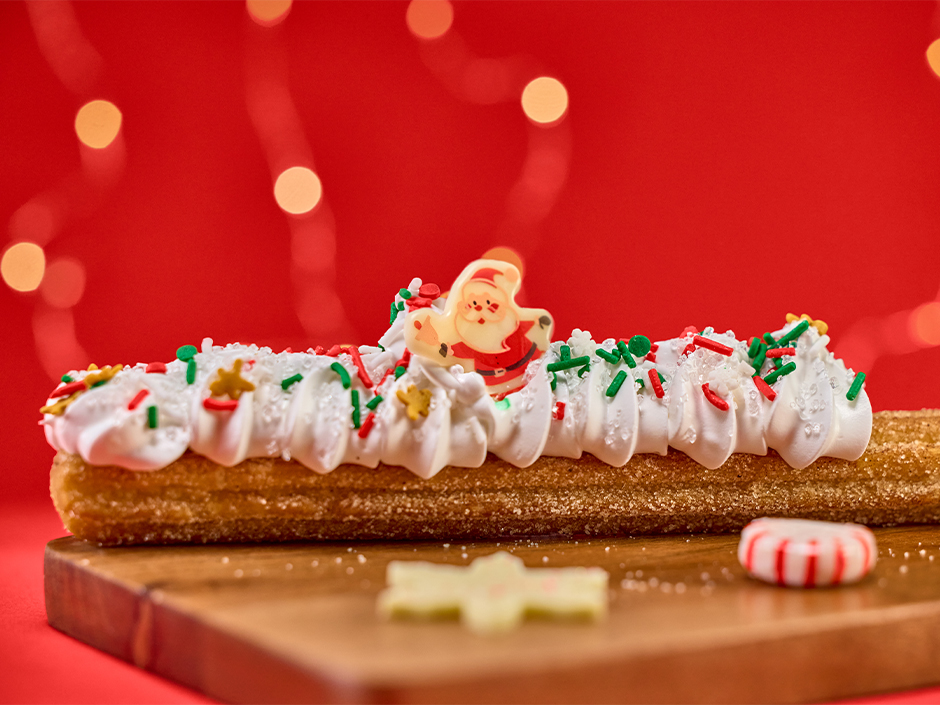 Holiday Churro available at Celestial Sweets in Universal Epic Universe