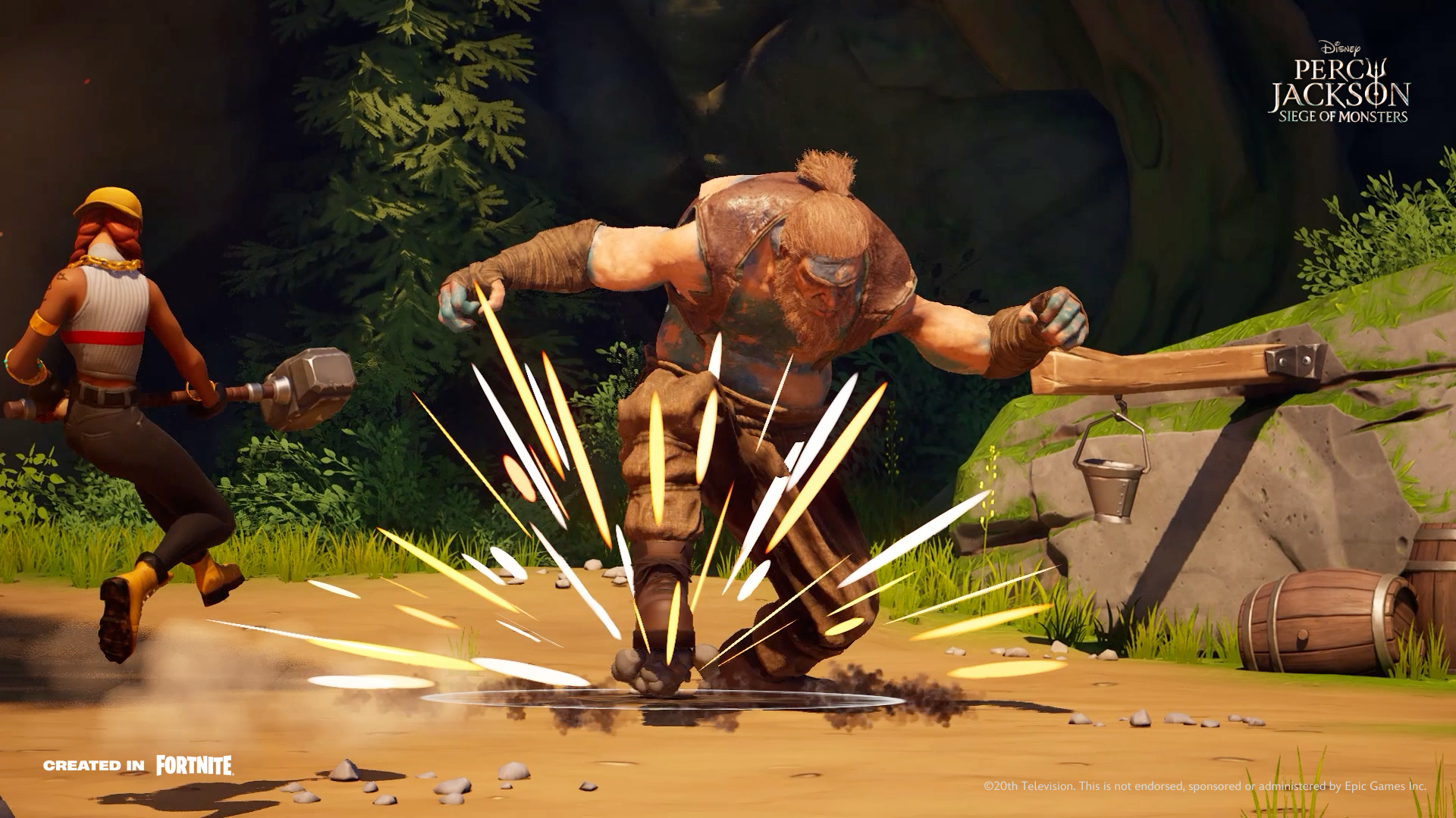 Percy Jackson Siege of Monsters Fortnite Giants