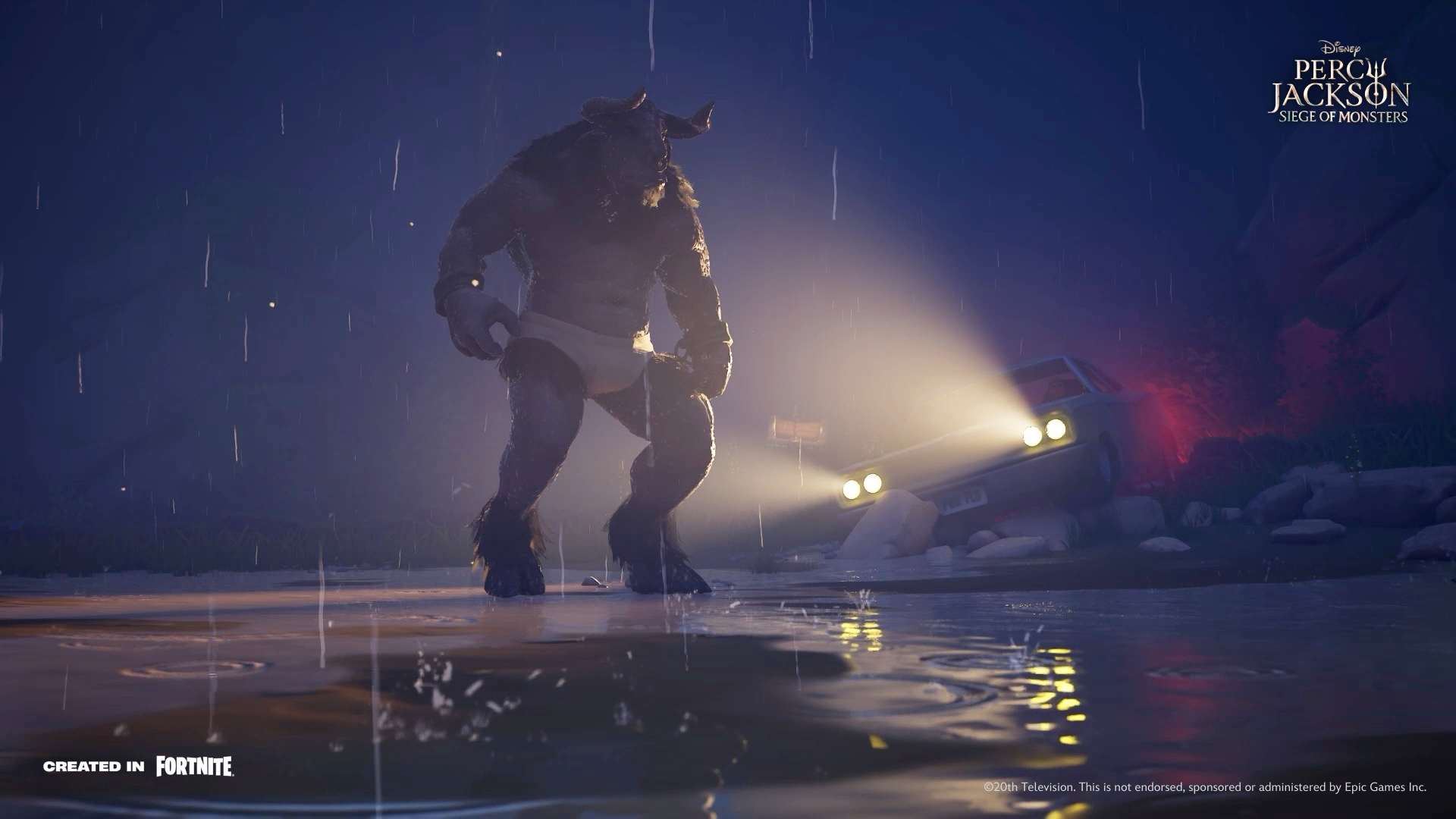 Percy Jackson Siege of Monsters Fortnite minotaur