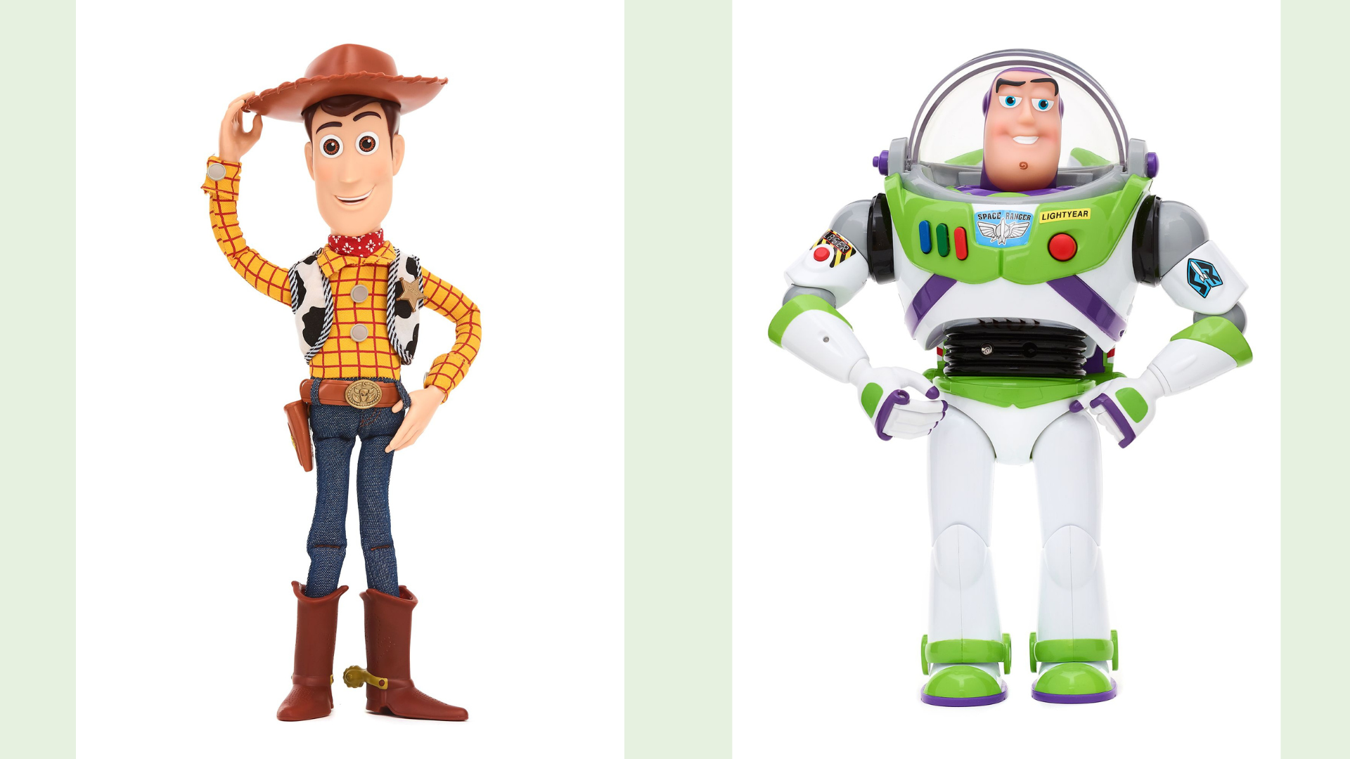 Woody and Buzz Lightyear Action Figures