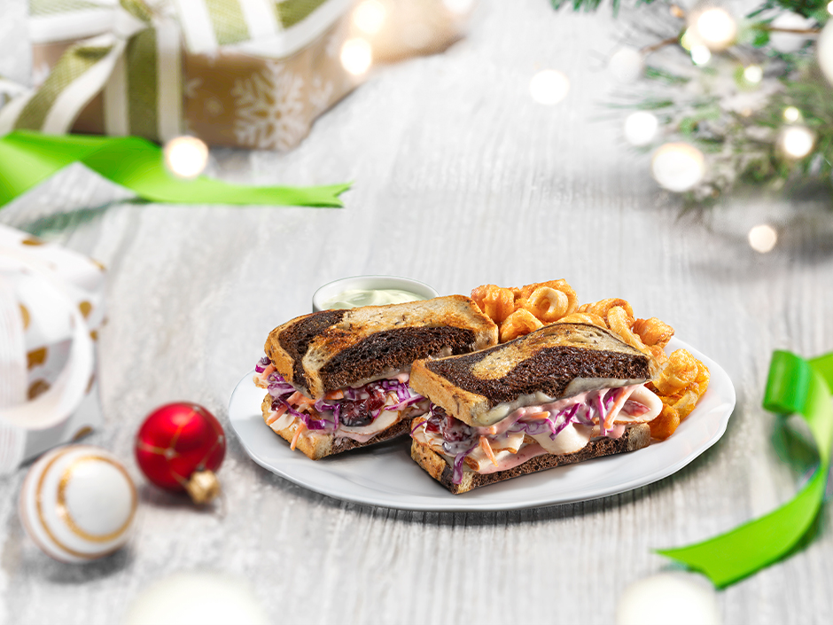 Gooey Gobble Melt, available during the holidays at Universal Studios Hollywood. 