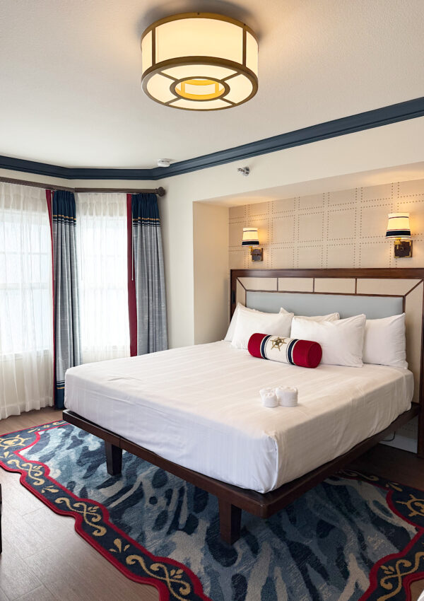 Inside a King Bed Room at Disney’s Yacht Club Resort: The Perfect Disney Getaway 